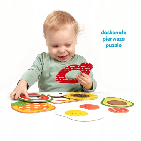 CzuCzu Moje Pierwsze Puzzle z Dziurką Jedzenie 12m+ 92924 CzuCzu Moje Pierwsze Puzzle z Dziurką Jedzenie 12m+ 92924