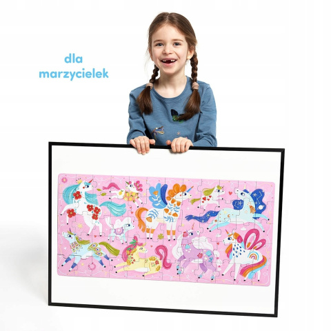 CzuCzu Puzzle 60 elementów Ach Jednorożce 4+ 92405 CzuCzu Puzzle 60 elementów Ach Jednorożce 4+ 92405