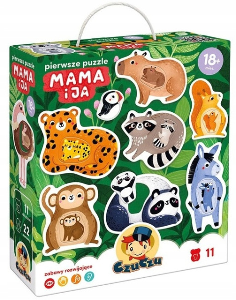 CzuCzu Moje Pierwsze Puzzle Mama i Ja 18m+ 93129 CzuCzu Moje Pierwsze Puzzle Mama i Ja 18m+ 93129