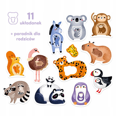 CzuCzu Moje Pierwsze Puzzle Mama i Ja 18m+ 93129 CzuCzu Moje Pierwsze Puzzle Mama i Ja 18m+ 93129