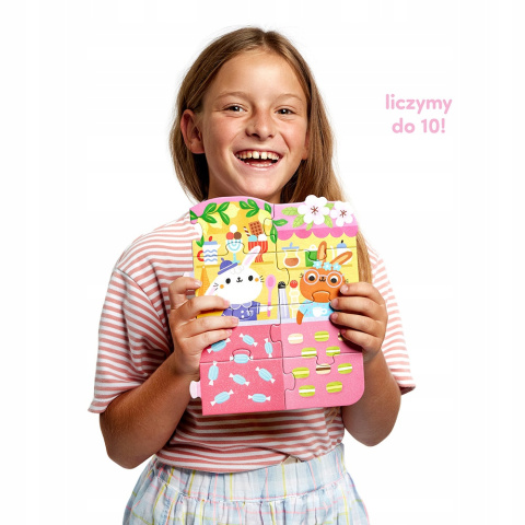 CzuCzu Puzzle Cyfry Króliczki Układanka 40 elementów 3+ 4+ 93372 CzuCzu Puzzle Cyfry Króliczki Układanka 40 elementów 3+ 4+ 93372