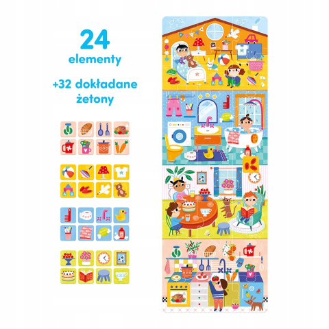 CzuCzu Puzzle Co Robimy w Domu 2+ 3+ 92481 CzuCzu Puzzle Co Robimy w Domu 2+ 3+ 92481