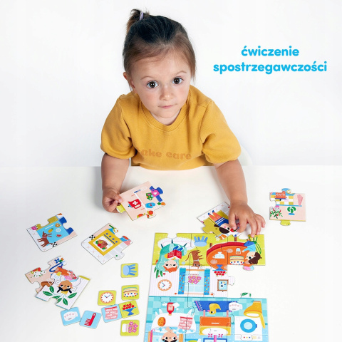 CzuCzu Puzzle Co Robimy w Domu 2+ 3+ 92481 CzuCzu Puzzle Co Robimy w Domu 2+ 3+ 92481