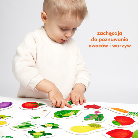 CzuCzu Puzzle Do Pary Owoce i Warzywa 18m+ 92931 CzuCzu Puzzle Do Pary Owoce i Warzywa 18m+ 92931