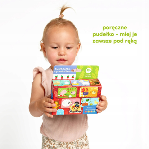 CzuCzu Puzzle Do Pary Zwierzątka z Gospodarstwa Wieś Farma 18m+ 93143 CzuCzu Puzzle Do Pary Zwierzątka z Gospodarstwa Wieś Farma 18m+ 93143