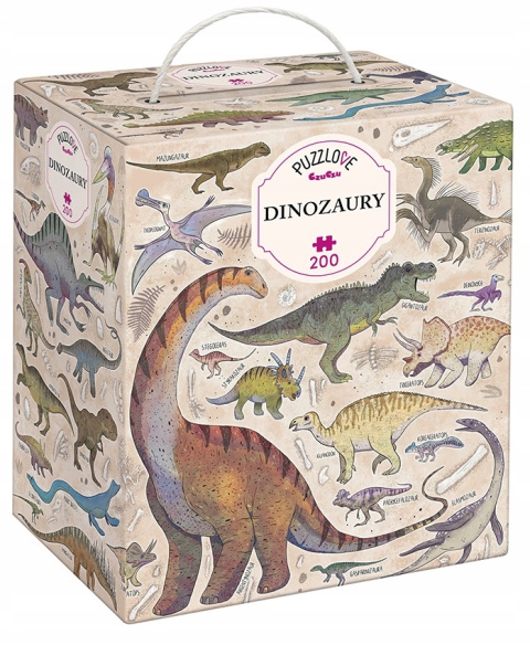 CzuCzu Puzzle Rodzinne Dinozaury 200 elementów 7+ 92306 CzuCzu Puzzle Rodzinne Dinozaury 200 elementów 7+ 92306