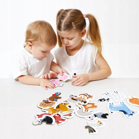 CzuCzu Puzzle Do Pary Zwierzątka na Wsi 18m+ 91811 CzuCzu Puzzle Do Pary Zwierzątka na Wsi 18m+ 91811