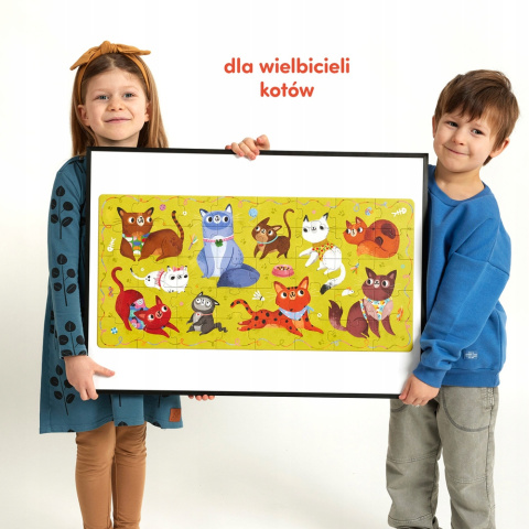 CzuCzu Puzzle Miau Miau Kotki 40 elementów 3+ 92184 CzuCzu Puzzle Miau Miau Kotki 40 elementów 3+ 92184