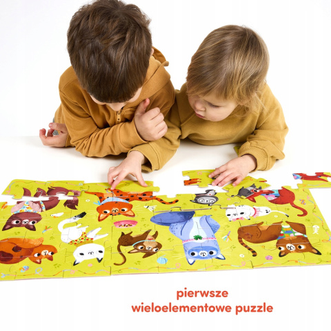 CzuCzu Puzzle Miau Miau Kotki 40 elementów 3+ 92184 CzuCzu Puzzle Miau Miau Kotki 40 elementów 3+ 92184