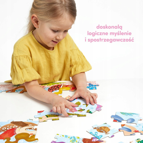 CzuCzu Puzzle Magiczne Syrenki 60 elementów 92399 CzuCzu Puzzle Magiczne Syrenki 60 elementów 92399
