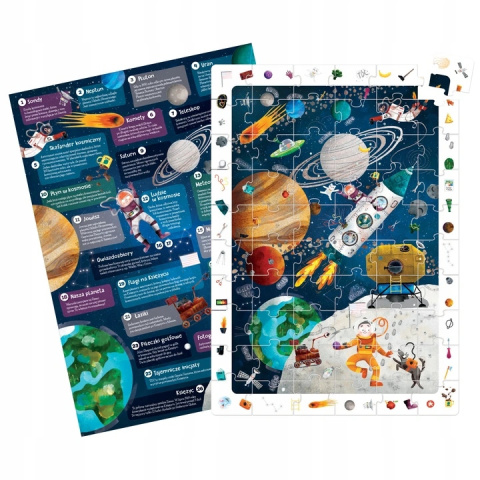 CzuCzu Puzzle Obserwacyjne Kosmos 60 elementów 4+ 36955 CzuCzu Puzzle Obserwacyjne Kosmos 60 elementów 4+ 36955