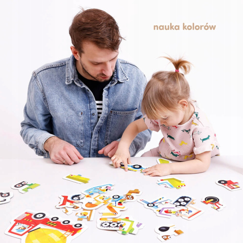 CzuCzu Puzzle Progresywne Pojazdy na Budowie 2+ 91842 CzuCzu Puzzle Progresywne Pojazdy na Budowie 2+ 91842
