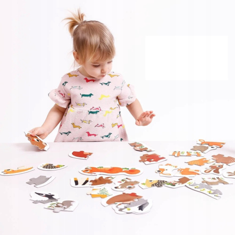 CzuCzu Puzzle Progresywne Zwierzątka w Lesie 2+ 91835 CzuCzu Puzzle Progresywne Zwierzątka w Lesie 2+ 91835