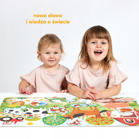 CzuCzu Wesołe Puzzle 24 elementy Wieś 2+ 93020 CzuCzu Wesołe Puzzle 24 elementy Wieś 2+ 93020