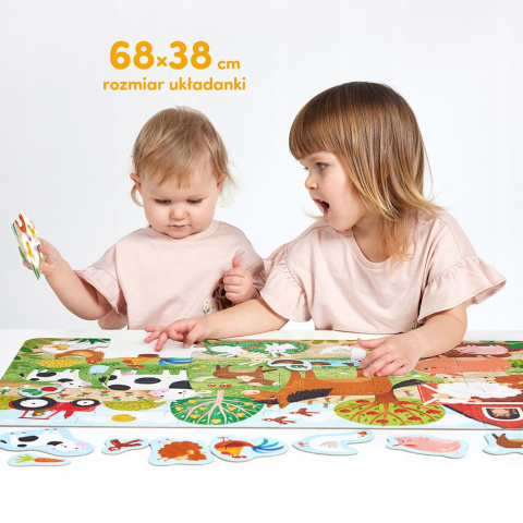 CzuCzu Wesołe Puzzle 24 elementy Wieś 2+ 93020 CzuCzu Wesołe Puzzle 24 elementy Wieś 2+ 93020
