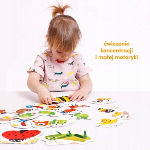 CzuCzu Puzzle Robaczki Czworaczki dla Dzieci 2+ 91828 CzuCzu Puzzle Robaczki Czworaczki dla Dzieci 2+ 91828