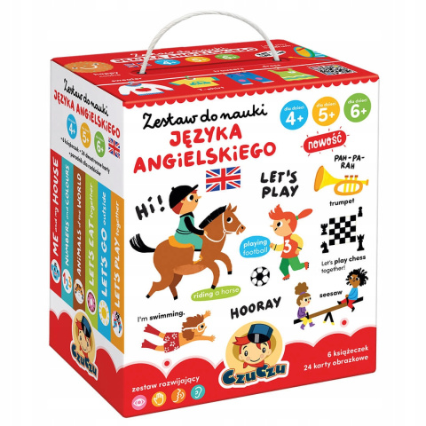 CzuCzu Zestaw Do Nauki Języka Angielskiego dla Dzieci 4+ 5+ 6+ 62596 CzuCzu Zestaw Do Nauki Języka Angielskiego dla Dzieci 4+ 5+ 6+ 62596