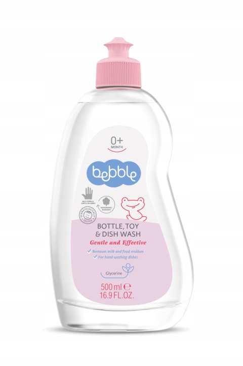 Bebble Płyn do Mycia Zabawek i Naczyń Dziecięcych Hipoalergiczny 500ml Bebble Płyn do Mycia Zabawek i Naczyń Dziecięcych Hipoalergiczny 500ml