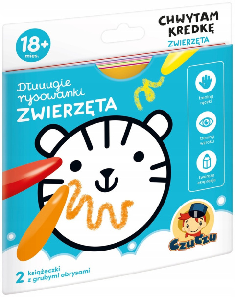 CzuCzu Długie Rysowanki Koloruje Zwierzęta 18m+ 01034 CzuCzu Długie Rysowanki Koloruje Zwierzęta 18m+ 01034