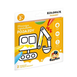 CzuCzu Długie Rysowanki Koloruje Pojazdy 2+ 01065