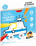 CzuCzu Długie Rysowanki Rysuję Po Śladzie Pojazdy 3+ 01157