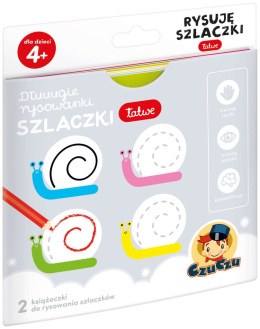 CzuCzu Długie Rysowanki Rysuję Szlaczki Łatwe 4+ 01188