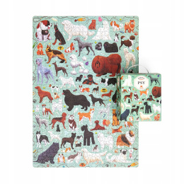CzuCzu Puzzlove Puzzle Rodzinne Psy 1000 elementów 93228