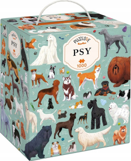 CzuCzu Puzzlove Puzzle Rodzinne Psy 1000 elementów 93228