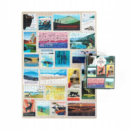 CzuCzu Puzzlove Puzzle Polskie Parki Narodowe 1000 elementów 92320