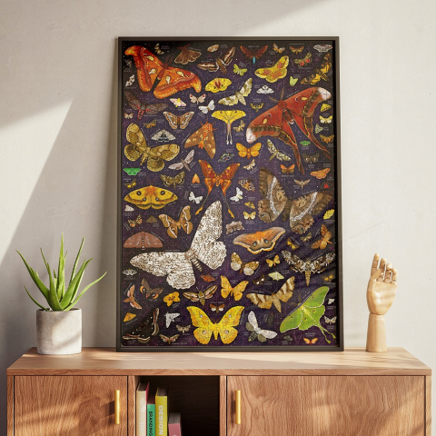 CzuCzu Puzzlove Puzzle Rodzinne Ćmy 1000 elementów 92832 CzuCzu Puzzlove Puzzle Rodzinne Ćmy 1000 elementów 92832