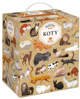 CzuCzu Puzzlove Puzzle Rodzinne Koty 1000 elementów 93235