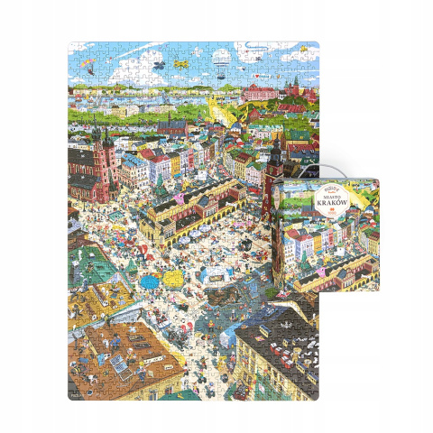 CzuCzu Puzzlove Puzzle Rodzinne Miasto Kraków 1000 elementów 92337 CzuCzu Puzzlove Puzzle Rodzinne Miasto Kraków 1000 elementów 92337