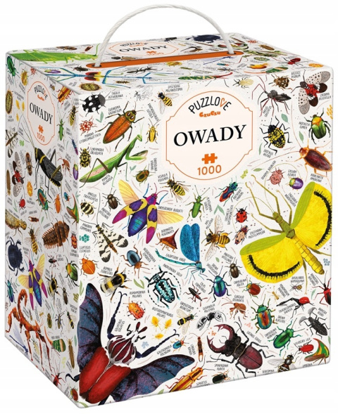 CzuCzu Puzzlove Puzzle Rodzinne Owady 1000 elementów 93136 CzuCzu Puzzlove Puzzle Rodzinne Owady 1000 elementów 93136