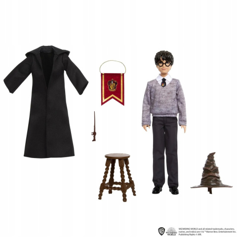 Harry Potter Zestaw Lalka Harry z Tiarą Przydziału HND78 Mattel Harry Potter Zestaw Lalka Harry z Tiarą Przydziału HND78 Mattel