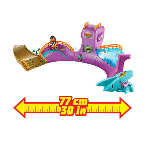 Hot Wheels Zestaw Skate Park Octopus Ośmiornica Deskorolka Rampa HMK01 Hot Wheels Zestaw Skate Park Octopus Ośmiornica Deskorolka Rampa HMK01