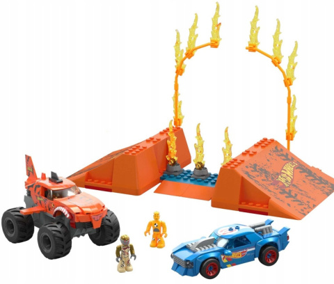Hot Wheels Zestaw Monster Truck Tiger Shark Mega Bloks HKF88 Hot Wheels Zestaw Monster Truck Tiger Shark Mega Bloks HKF88