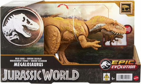 Jurassic World Epic Evolution Dinozaur Megalosaurus Dźwięk HTK73 Jurassic World Epic Evolution Dinozaur Megalosaurus Dźwięk HTK73