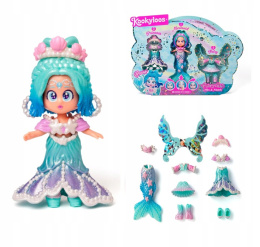 Kookyloos Zestaw Lalka Princess Pearl Mermaid Fairytale Mix & Match