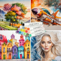 Rawmark Markery Dwustronne Alkoholowe 16 Kolorów PurePro Pastel