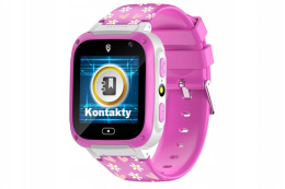 Smartwatch Zegarek dla Dzieci Różowy Kidiz Love Funkcja SOS
