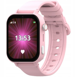 Smartwatch Zegarek dla Dzieci Premium Różowy Kidiz One 3 Paski