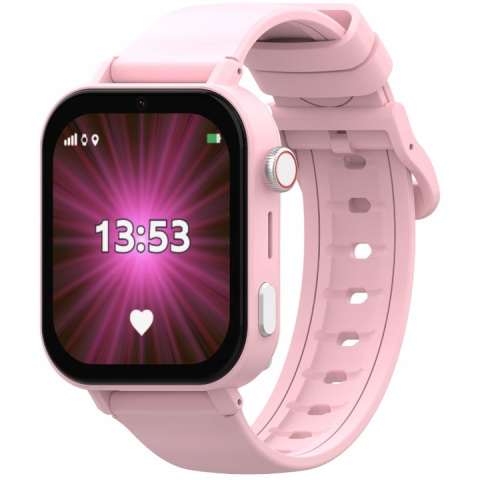 Smartwatch Zegarek dla Dzieci Premium Różowy Kidiz One Lokalizacja