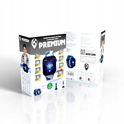 Smartwatch Zegarek dla Dzieci Premium Niebieski Kidiz One Lokalizacja Smartwatch Zegarek dla Dzieci Premium Niebieski Kidiz One Lokalizacja