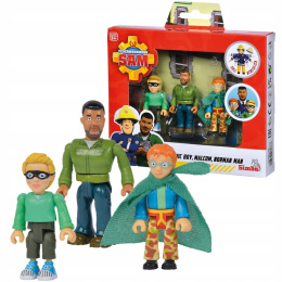 Strażak Sam Zestaw 3 Figurek Atomic Boy, Malcom, Norman