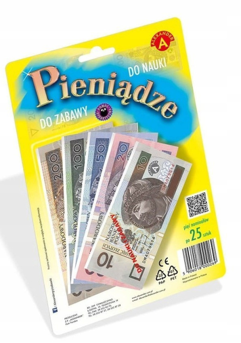 Alexander Pieniądze do Zabawy i Nauki Liczenia Sztuczne Banknoty 00269 Alexander Pieniądze do Zabawy i Nauki Liczenia Sztuczne Banknoty 00269