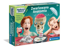 Clementoni Zestaw Kreatywny Naukowa Zabawa Zwariowana Anatomia 50697