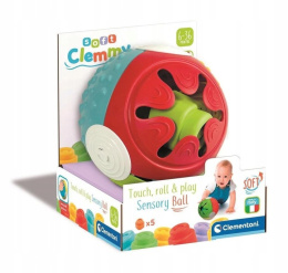 Clementoni Zestaw Piłka Sensoryczna Klocki Miękkie Soft 6m+ 17689