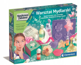 Clementoni Zestaw Kreatywny Naukowa Zabawa Warsztat Mydlarski 50888