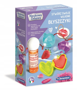 Clementoni Zestaw Kreatywny Stwórz Własne Błyszczyki 50066
