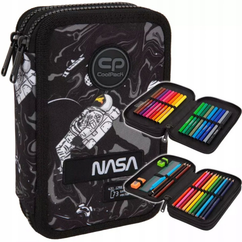 Coolpack Piórnik Dwukomorowy z Wyposażeniem Jumper 2 Astronaut F066932 Coolpack Piórnik Dwukomorowy z Wyposażeniem Jumper 2 Astronaut F066932
